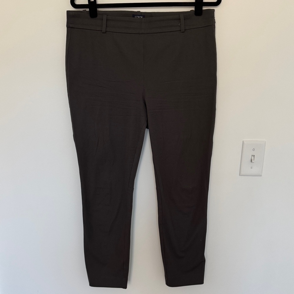 J. Crew "Winnie Pant", Charcoal Business Pants - Size 12